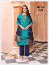 Vanika By Banwery Roman Silk Work Kurti With Bottom Dupatta